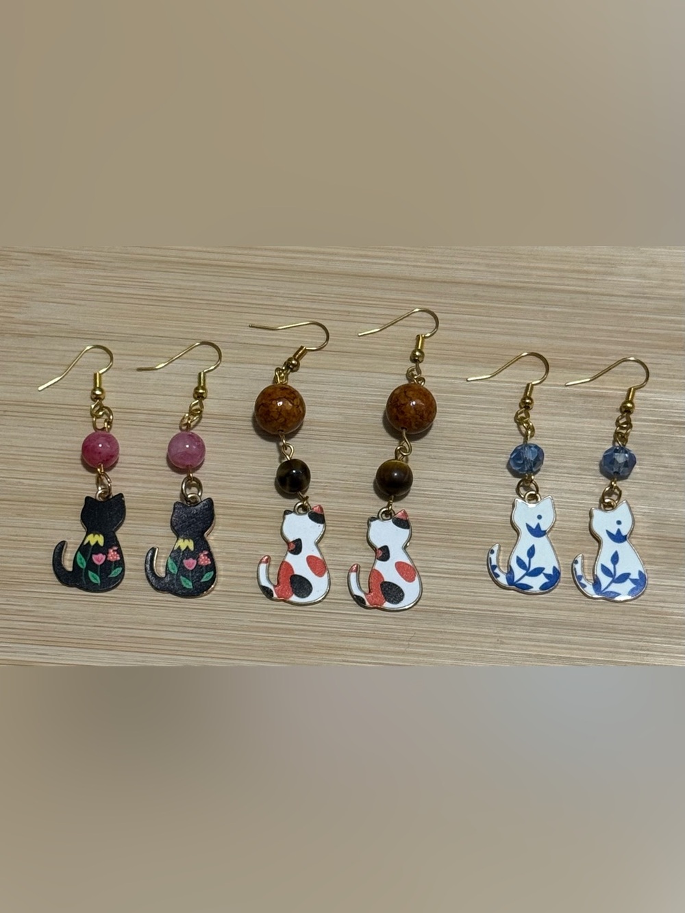 Handmade Cat Earrings Bundle